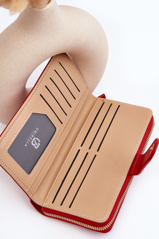 Didelė moteriška piniginė raudona Sophiaa