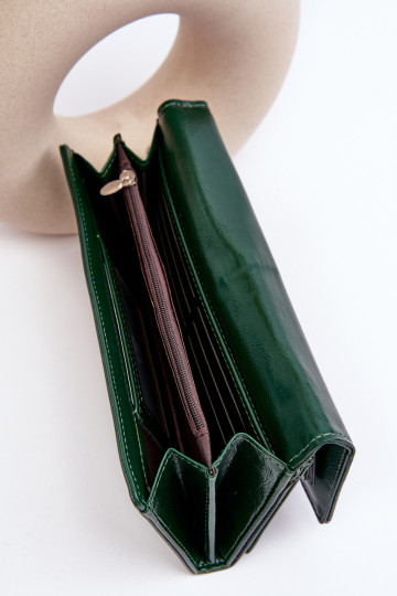Moteriška piniginė su magnetu Tamsiai žalia Harmale 2