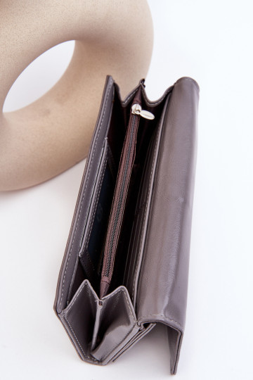 Moteriška piniginė su magnetu Pilka Harmale 2