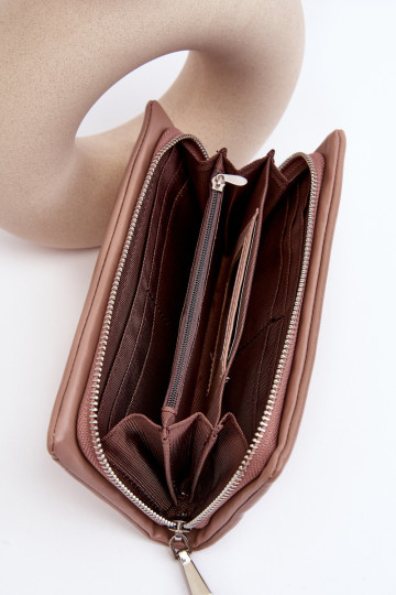 Tiborlena moteriška smėlio spalvos piniginė 2