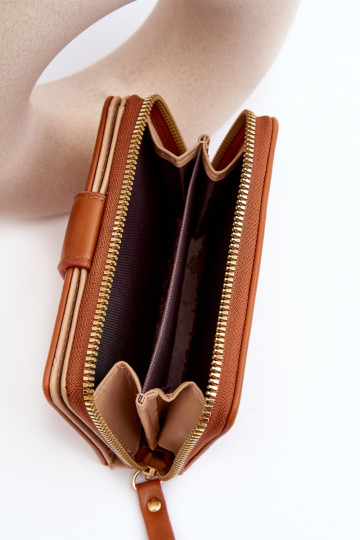 Moteriška odinė piniginė Ruda Risuna 2