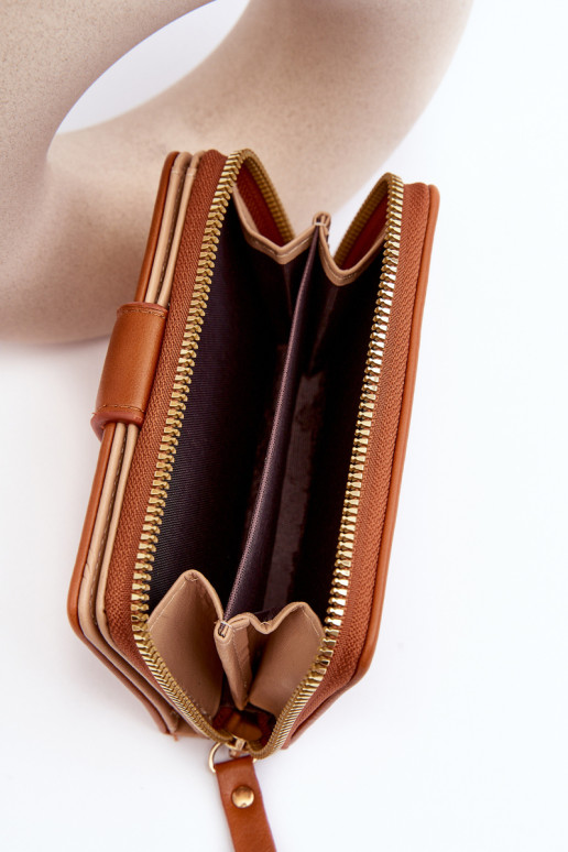 Moteriška odinė piniginė Ruda Risuna