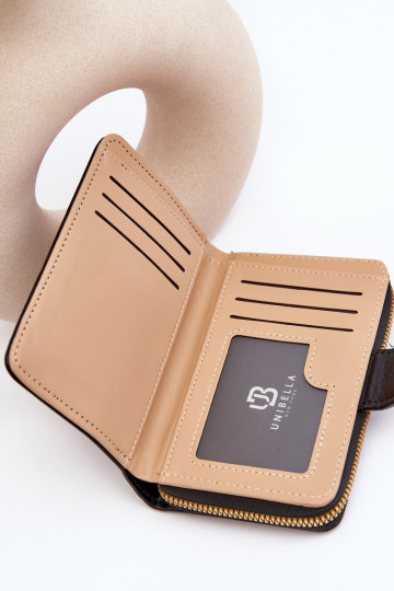 Moteriška odinė piniginė juoda Risuna