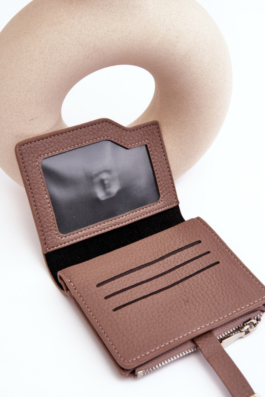 Moteriška odinė piniginė šviesiai ruda Lazara