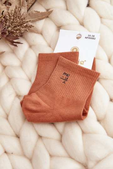 Moteriškos medvilninės kupranugarių kojinės