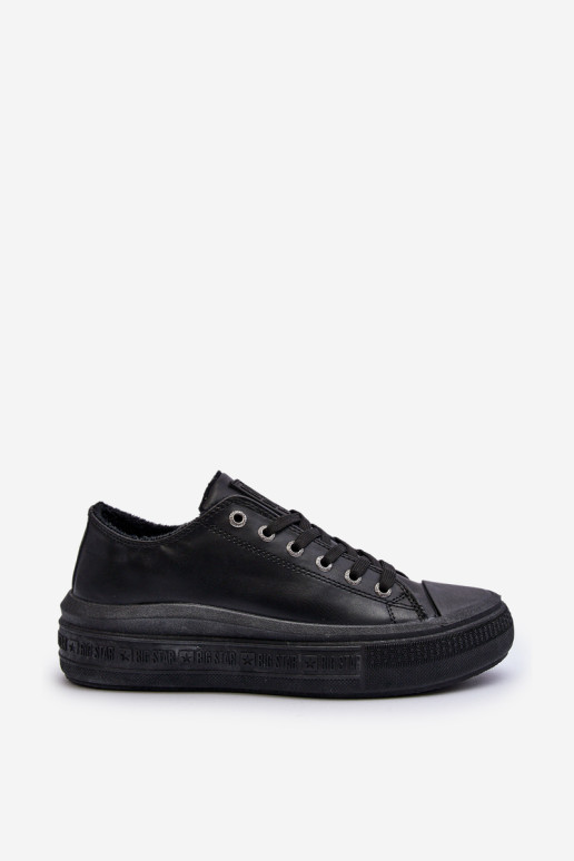 Moteriški izoliuoti žemi sportbačiai Black Big Star MM274031