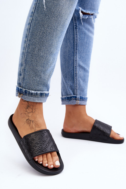 Moteriški Kryžiaus džinsai Flip-Flops FF2R4153C Juodi