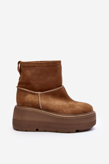 Odiniai moteriški batai su didžiuliu padu Camel Zazoo 3424 2