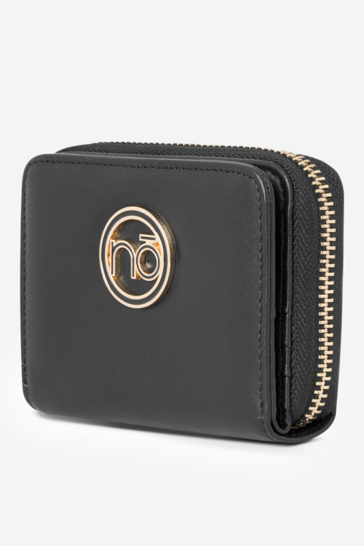 Moteriška natūralios odos piniginė Maža Nobo NPUR-LR0021-C020 Juoda