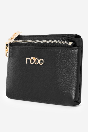 Moteriška odinė piniginė Nobo NPUR-LR0150-C020 Juoda 2