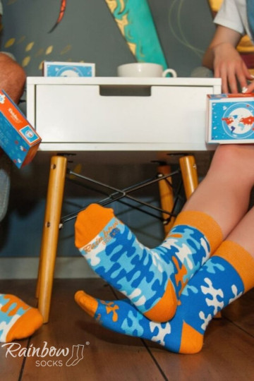 PUZZLE Rainbow kojinės 2