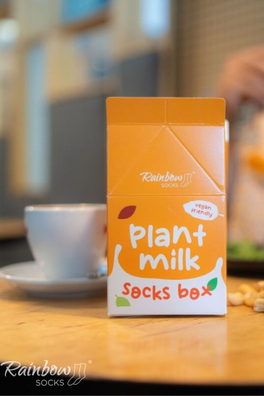 AUGALŲ PIENAS Vaivorykštės kojinės