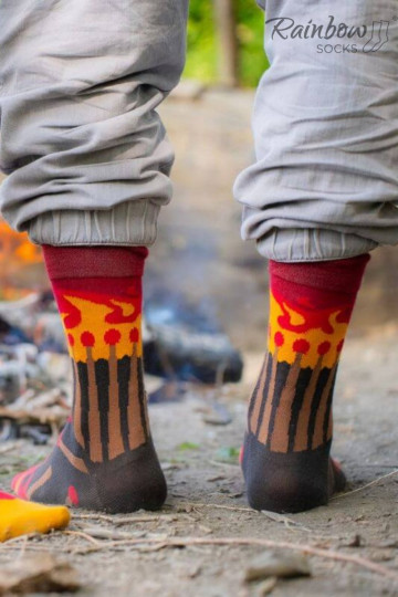 MATCH BOX Matchsticks 1 pora Rainbow kojinių 2