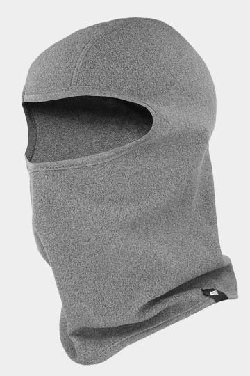 Mikrofleece slidinėjimo balaclava unisex 4F 4FAW23ABALU017-25M pilka