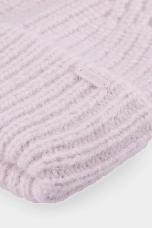 Moteriška žieminė kepurė su vilna 4F 4FAW23ACAPF290-52S Violetinė