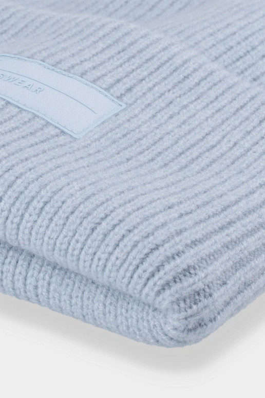 Moteriška žieminė kepurė su logotipu 4F 4FAW23ACAPF295-34S Mėlyna