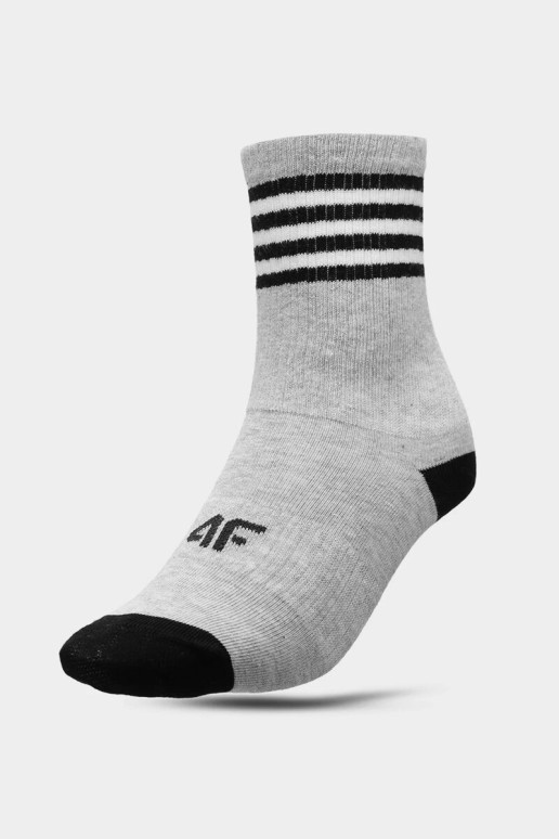 4F laisvalaikio berniukų kojinės aukštai kulkšnies, 3 PACK 4FJWAW23USOCM234-90S Daugiaspalvis