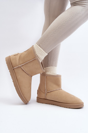 Moteriški Cross Jeans Sniego batai MM2R4023C Smėlio spalvos 2