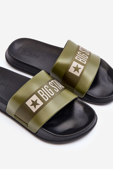 Vyriškos klasikinės šlepetės Big Star LL174458 chaki