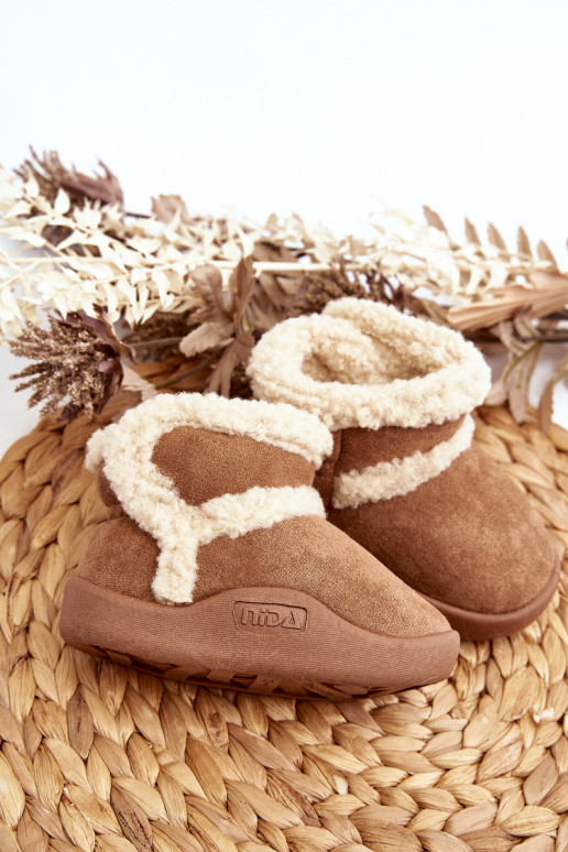 „Camel Unitia“ vaikiški sniego batai su lipdukais