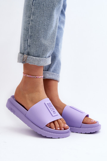 Moteriškos šlepetės Big Star LL274426 Violetinė 2