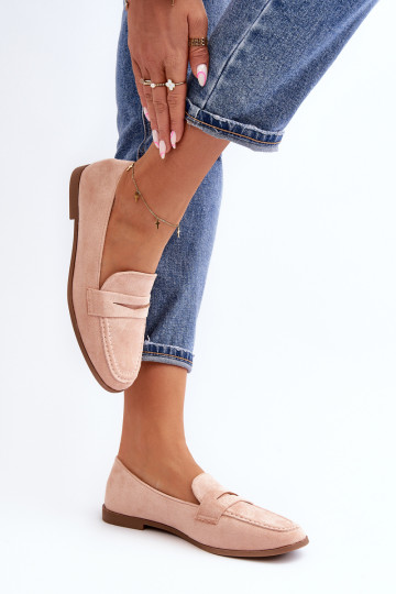 Moteriški klasikiniai mokasinai Rožinis Olevinas 2