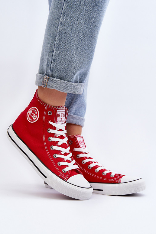 Moterų klasikiniai aukštakulniai Big Star T274024 Red