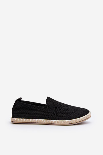 Moteriškos šlepetės Espadrilės Black Harmonie