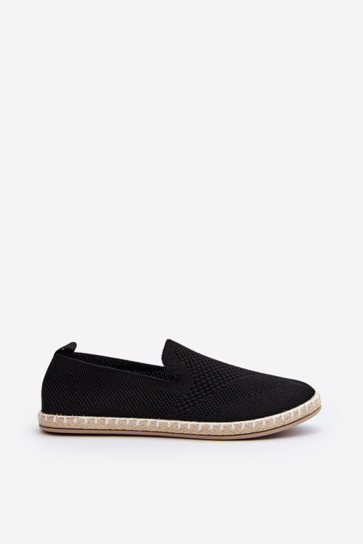 Moteriškos šlepetės Espadrilės Black Harmonie