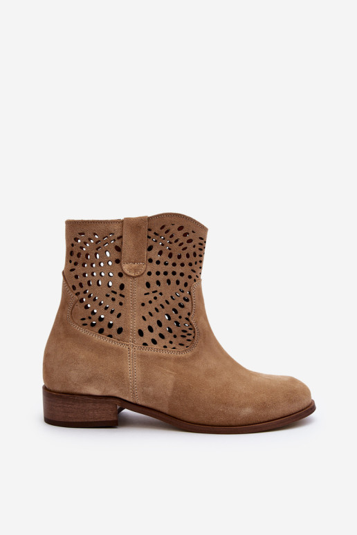 Moteriški auliniai batai Lewski Shoes 3305/ 2 Beige