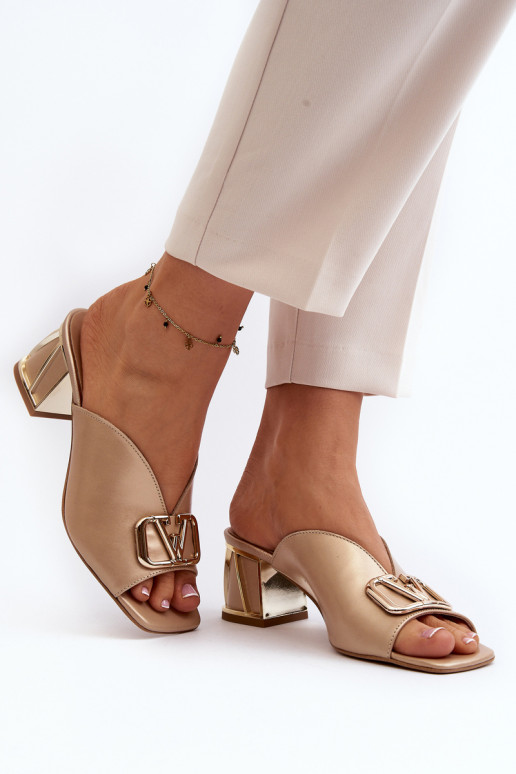 Elegantiškos moteriškos basutės Laura Messi 2771 Gold