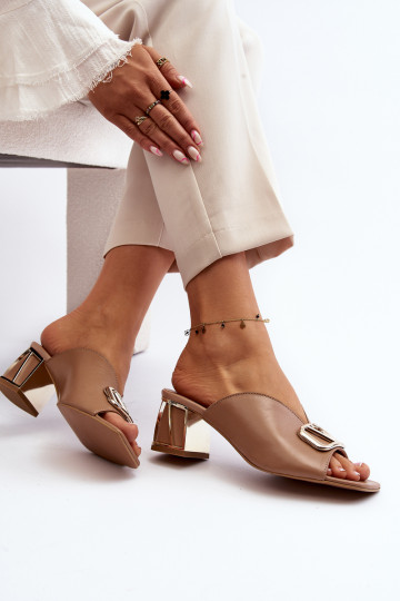 Elegantiškos moteriškos basutės Laura Messi 2771 Beige