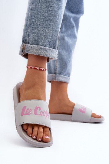 Moteriškos Classic Lee Cooper šlepetės LCW-24-42-2486L Grey 2