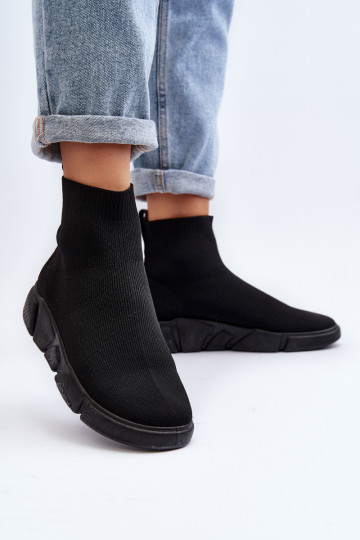 Moteriški sportiniai bateliai su kojine Black Zirila 2