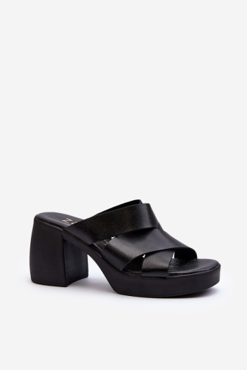 Zazoo 40373 Odinės šlepetės Black