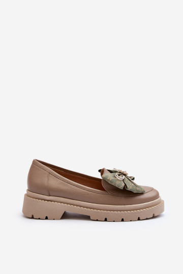 Moteriški odiniai mokasinai su Cocard Laura Messi 2787 Beige