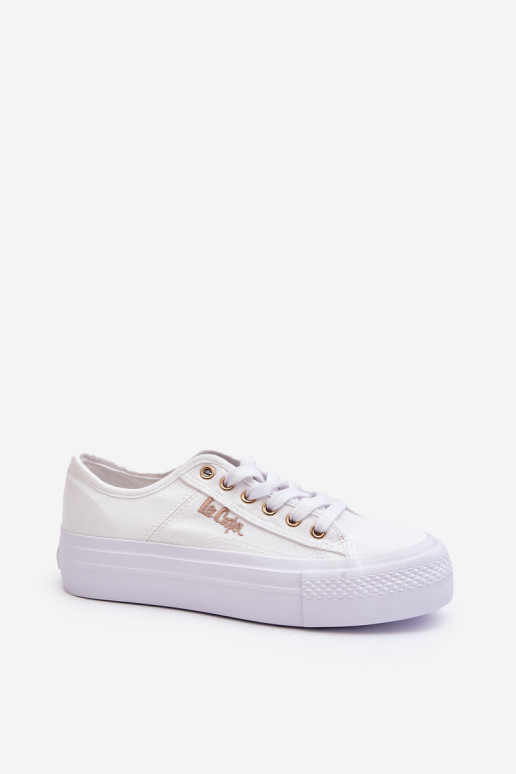 Moterų Lee Cooper platforminiai sportbačiai LCW-24-31-2725 White