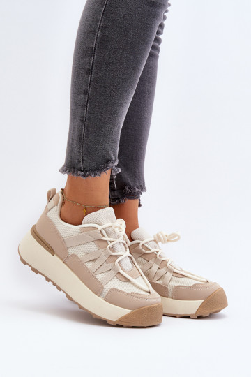 Moteriški sportiniai bateliai Beige Phyrena