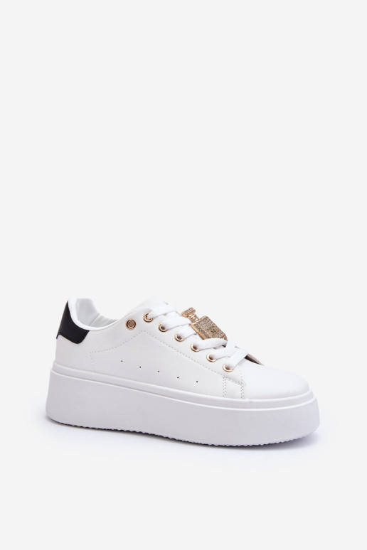 Moteriški sportbačiai su ornamentu White Celedria