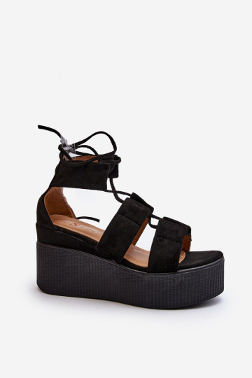 Moteriški suvarstomi sandalai Black Helavi