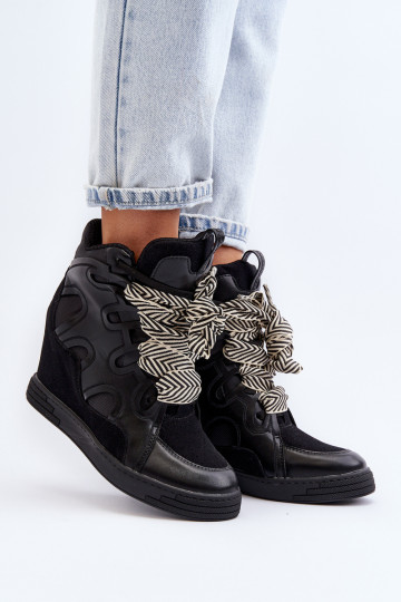 Moteriški sportbačiai Anchor Black Leoppa