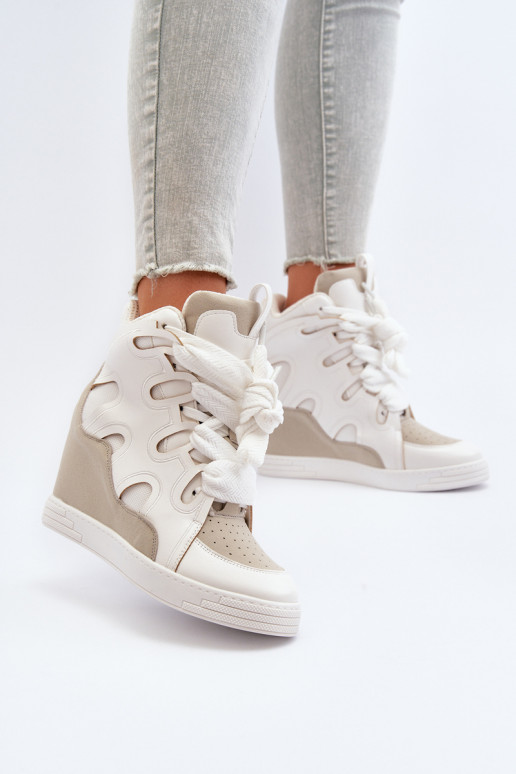 Moteriški sportbačiai Anchor White Leoppa