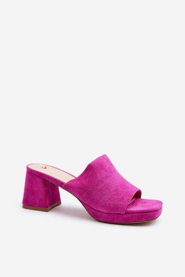 Moteriškos basutės su kulnu Fuchsia Bralya 2