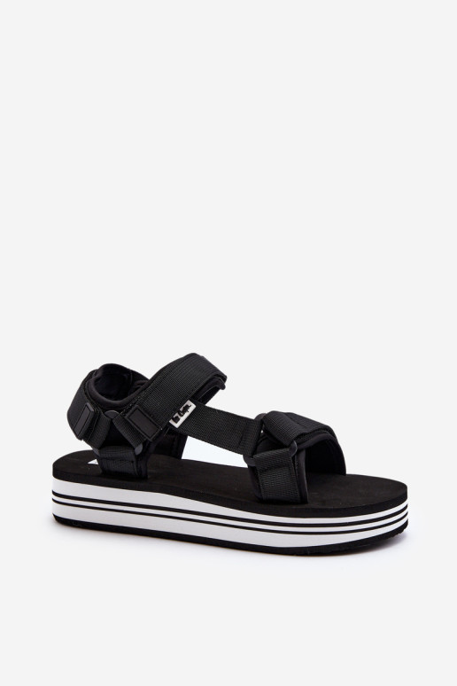 Moteriški Lee Cooper platforminiai sandalai LCW-24-05-2753 Black