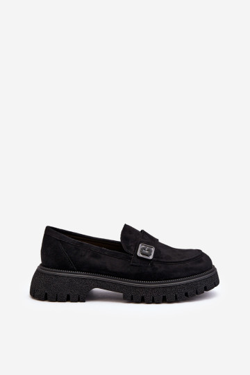 Moteriški apyrankės mokasinai Black Flanila
