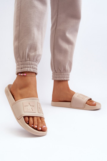 Moteriškos Big Star šlepetės NN274A645 Beige