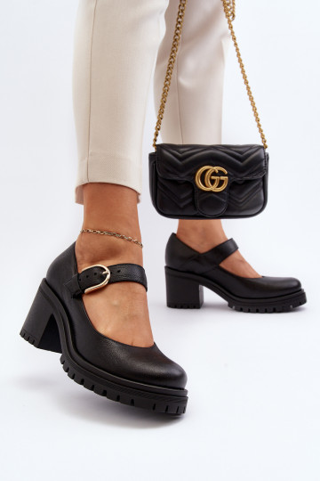 Zazoo 20166 Odinės basutės Juodos spalvos