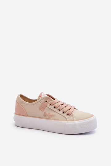 Lee Cooper Moterų medžiaginiai sportbačiai LCW-24-31-2196 Beige 2