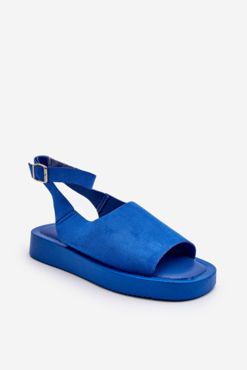 Patogūs moteriški platforminiai sandalai Blue Rubie 2