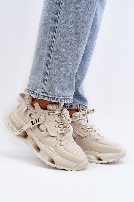 GOE moteriški sportbačiai NN2N4041 Smėlio spalvos